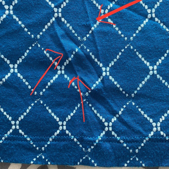 BANANA REPUBLIC LUXE TOUCH BLUE T-SHIRT - Picture 6 of 6